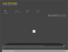 Tablet Screenshot of leonbronstein.com